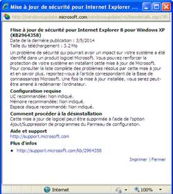 Fin des mises à jour de Windows XP Pas si sur 