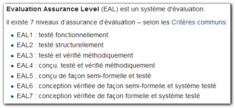 L'utilisation juridique des documents numériques à l'ère de la dématérialisation à outrance - Evauation Assurance Level