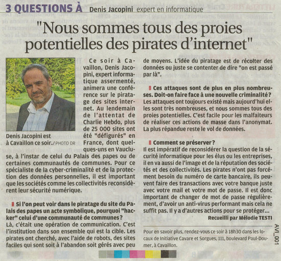 Nous sommes tous des proies potentielles d'internet