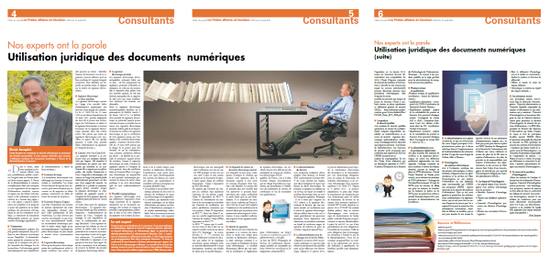 Utilisation juridique des documents numériques